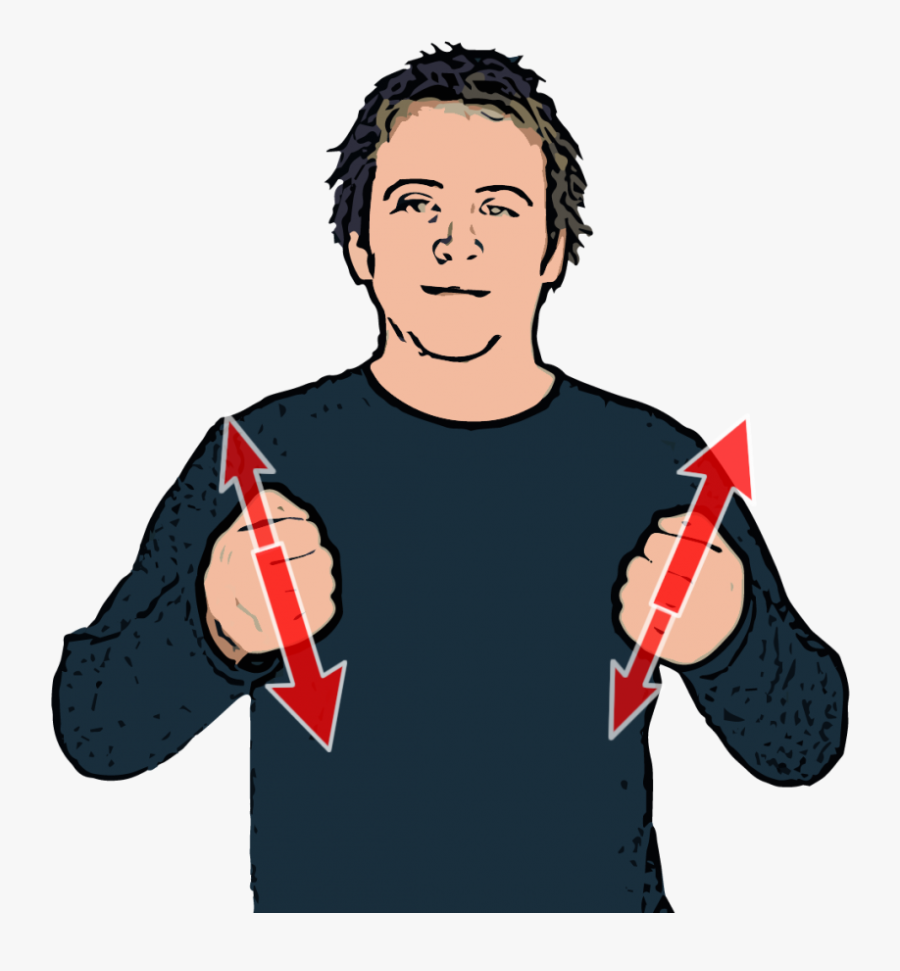 Clipart Definition Body Language - British Sign Language Car, Transparent Clipart