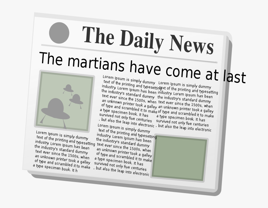 Newspaper - Come Fare Un Articolo Di Giornale, Transparent Clipart