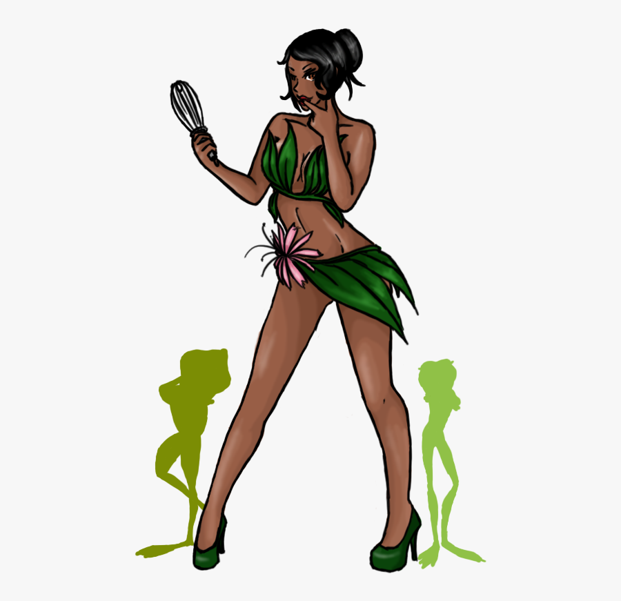 Pin Up Princess Tiana By Ohbyrne - Pin Up Princess Tiana, Transparent Clipart