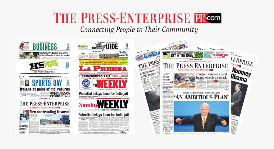 Special Sections The Press - Press-enterprise, Transparent Clipart