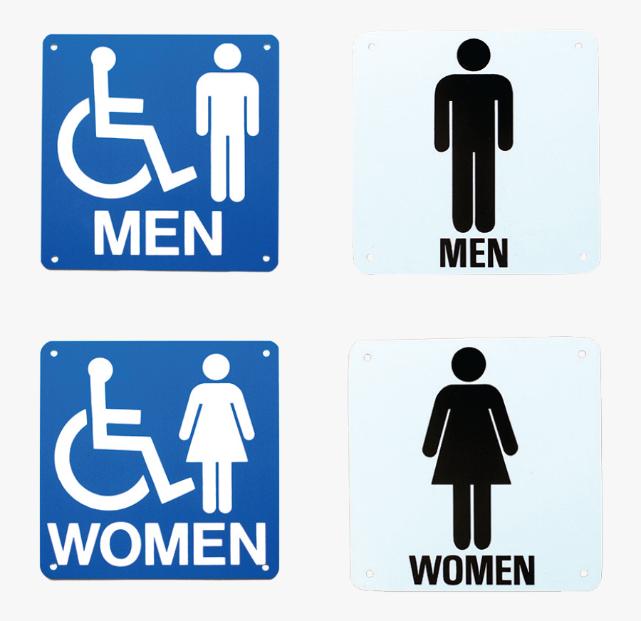 7” X Plastic Signs Bathroom Sign M - Kings And Queens Toilet Boards, Transparent Clipart