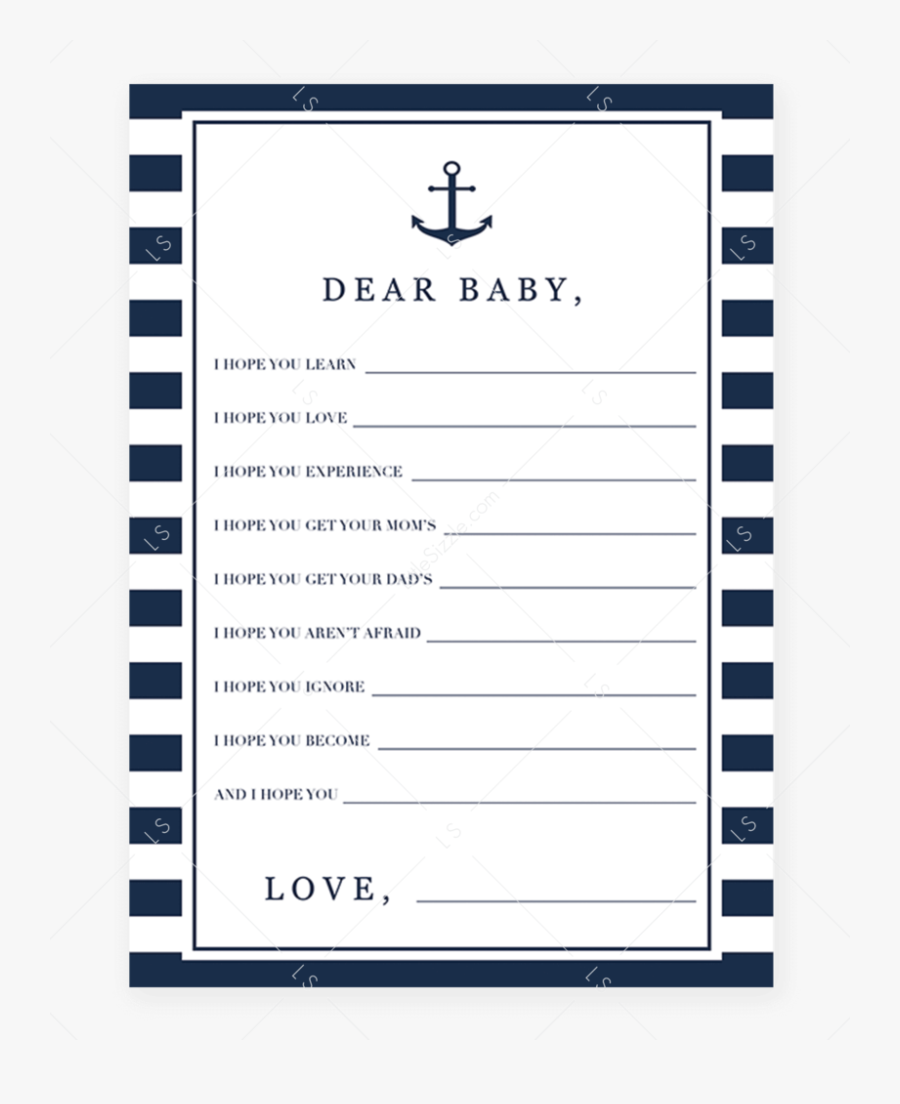 Transparent Ahoy Its A Boy Clipart - Would She Rather Baby Shower Game, Transparent Clipart