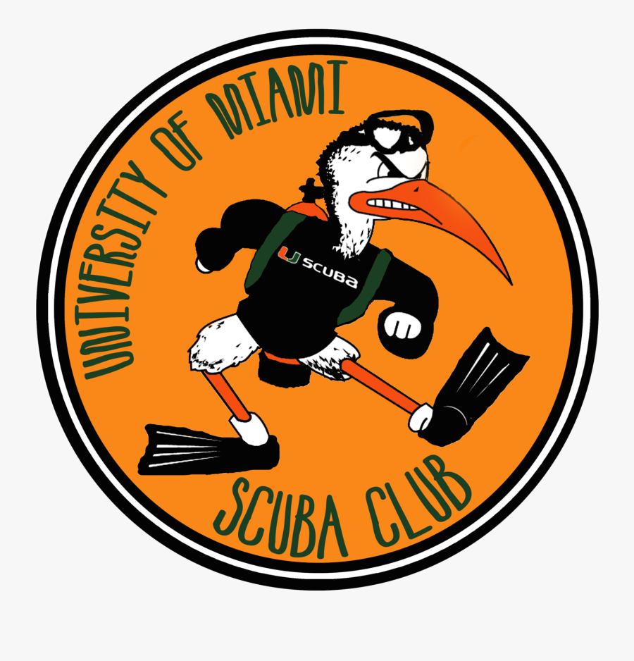 Learn To Dive Um - Miami Hurricanes, Transparent Clipart