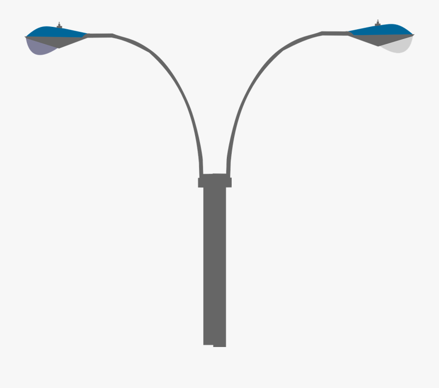 Light, Street, Twin, Lamps, Arch - Street Light Png, Transparent Clipart