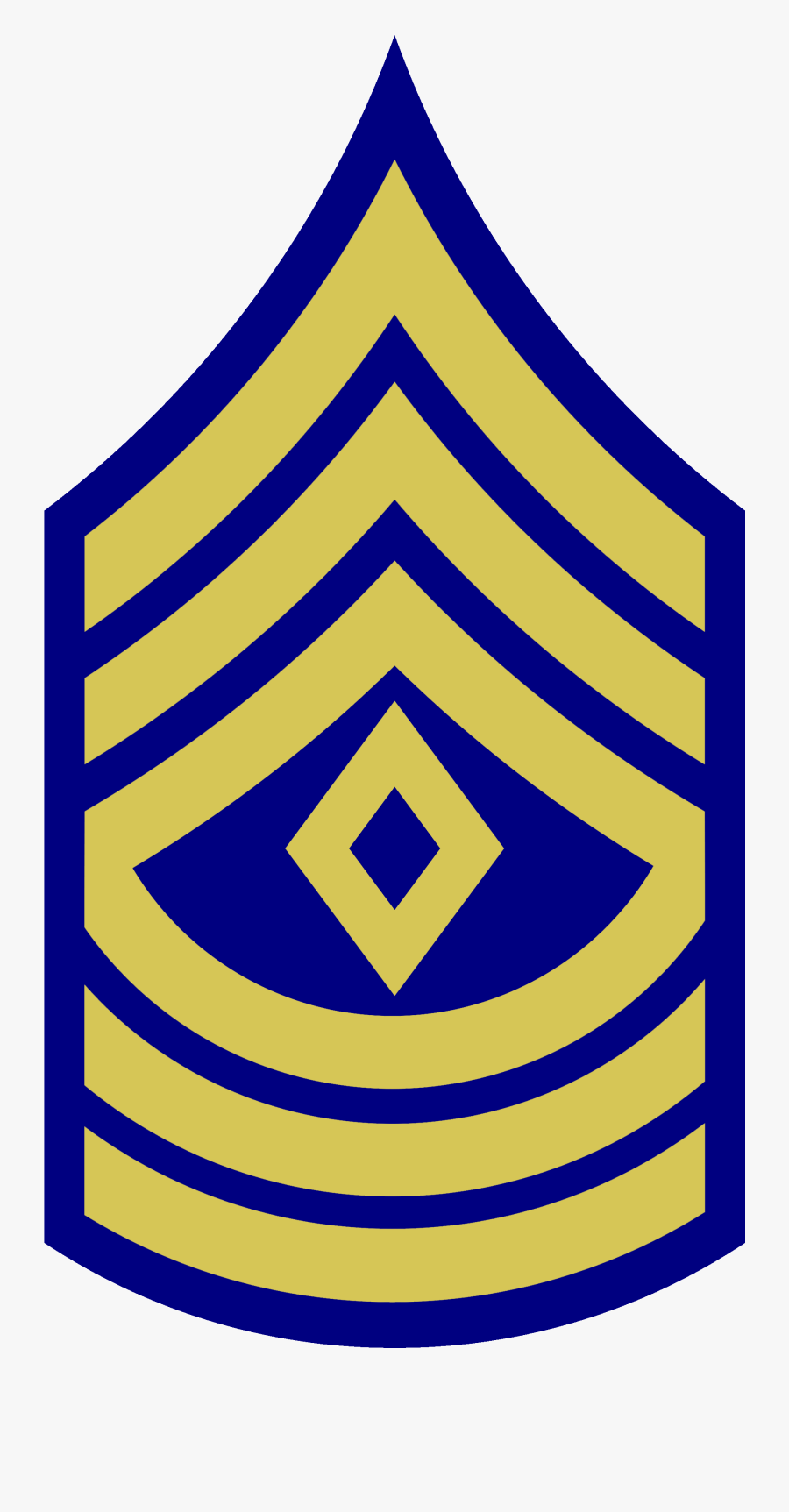 Army 1sg Rank, Transparent Clipart