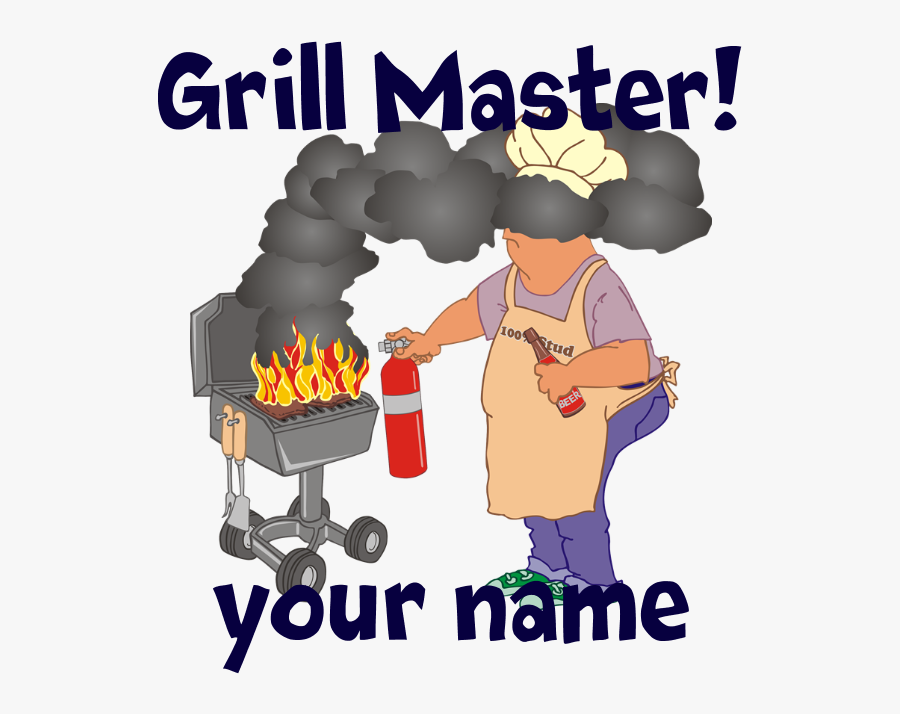 Personalized Grill Master By - Cartoon, Transparent Clipart