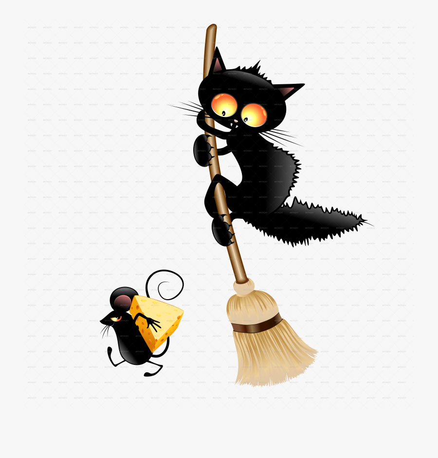 Spooky Cat Pictures Halloween Clipart , Png Download - Spooky Cat Pictures Halloween, Transparent Clipart