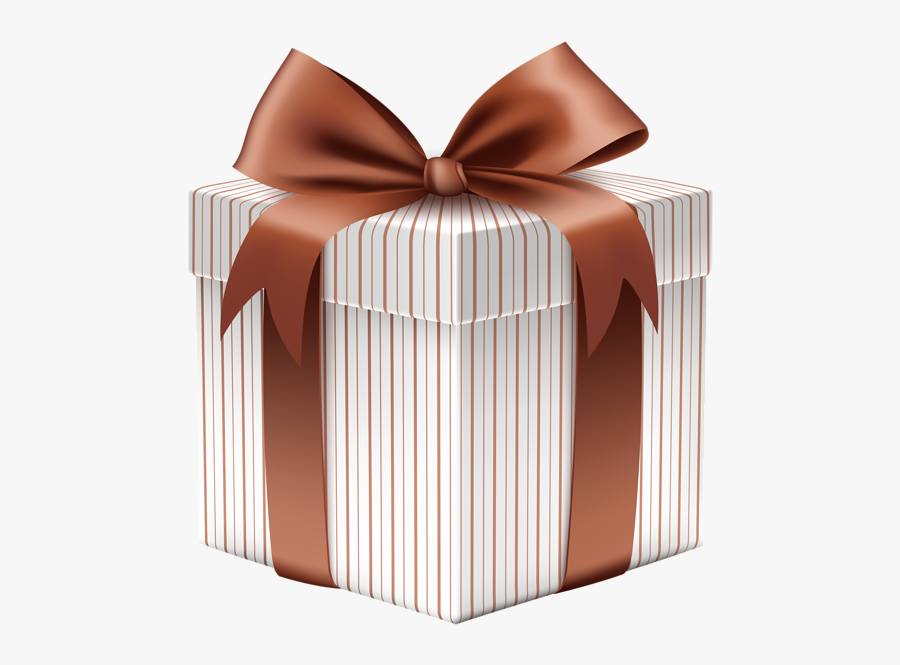 Gift Box Brown Png, Transparent Clipart