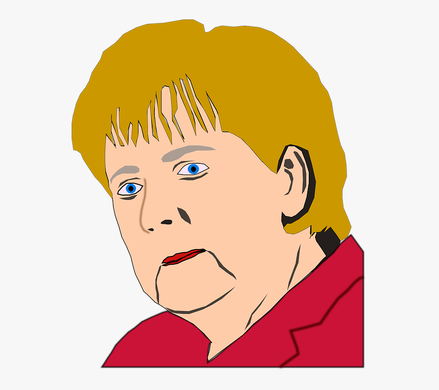 Angela Merkel, Merkel, Politician, Woman, Face, Head - Merkel Clipart, Transparent Clipart