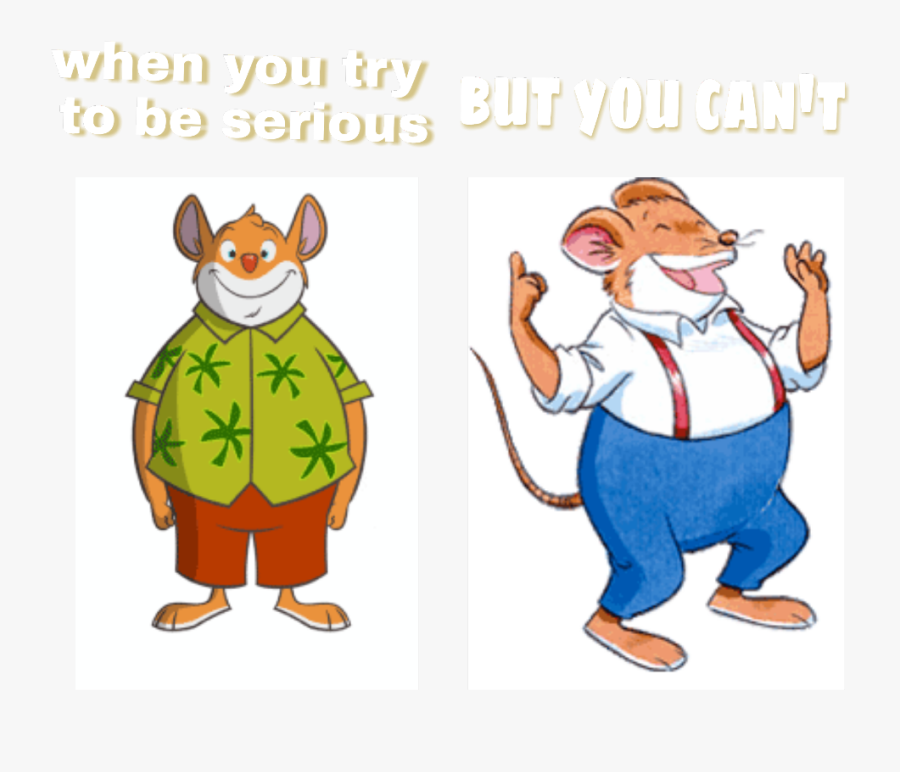 #serious #no #trap #stilton #geronimo Stilton #good - Geronimo Stilton Characters Trap, Transparent Clipart