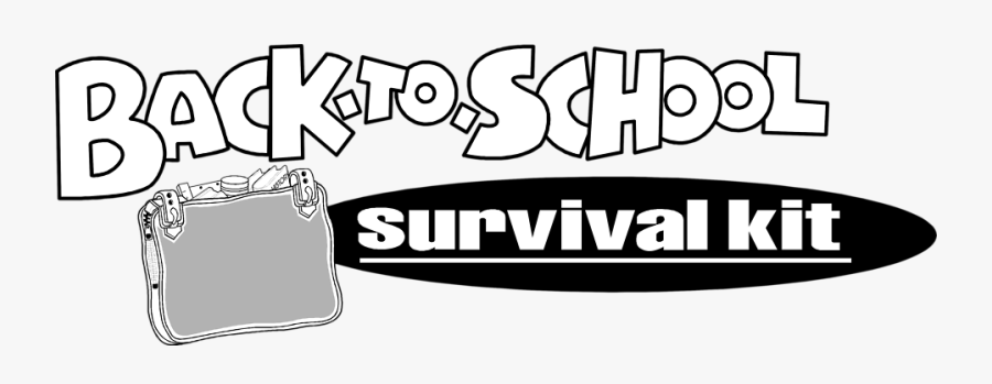 Back To School Survival Kit Clipart , Png Download - School Survival Kit Clip Art, Transparent Clipart