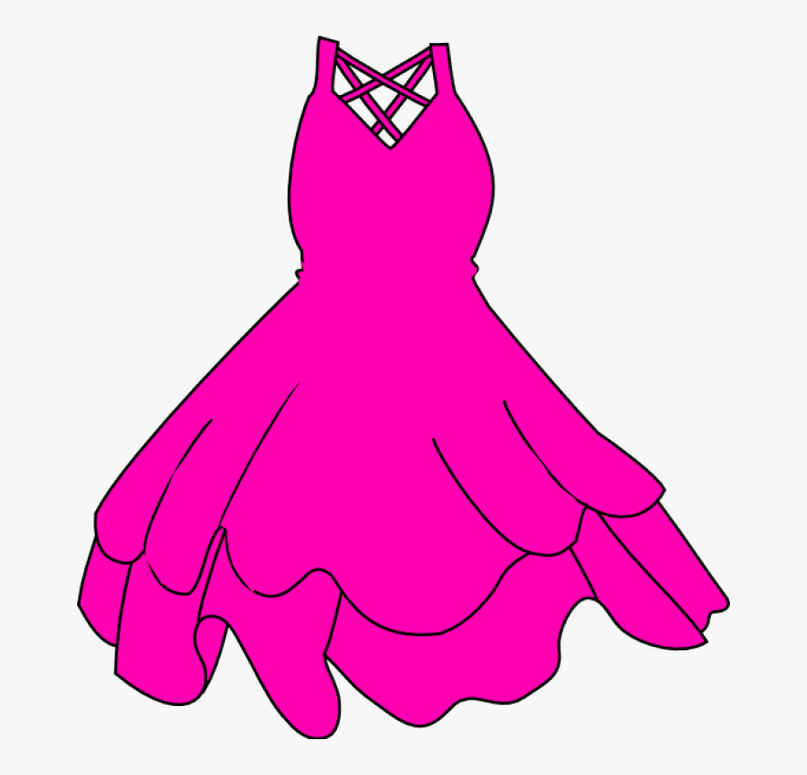 Transparent Shhh Clipart - Black Dress Clip Art, Transparent Clipart