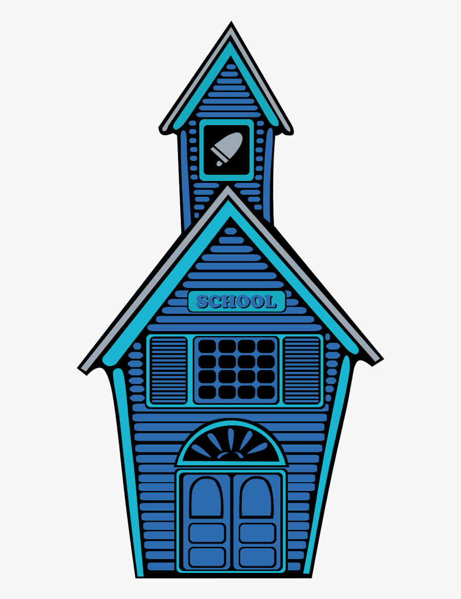 Old Wooden House - School Clip Art Transparent Background, Transparent Clipart