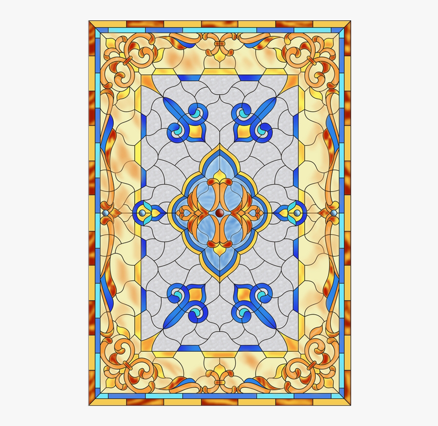 Ceiling Painted Stained Glass Window Church Clipart - Painted Glass Window Church, Transparent Clipart