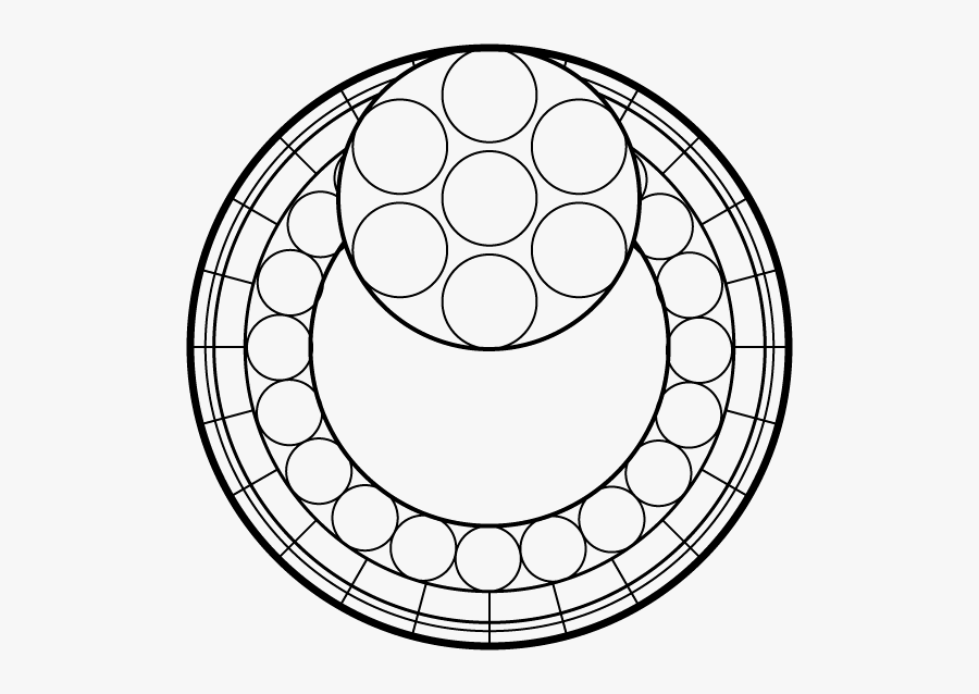 Stained Glass Template Png, Transparent Clipart