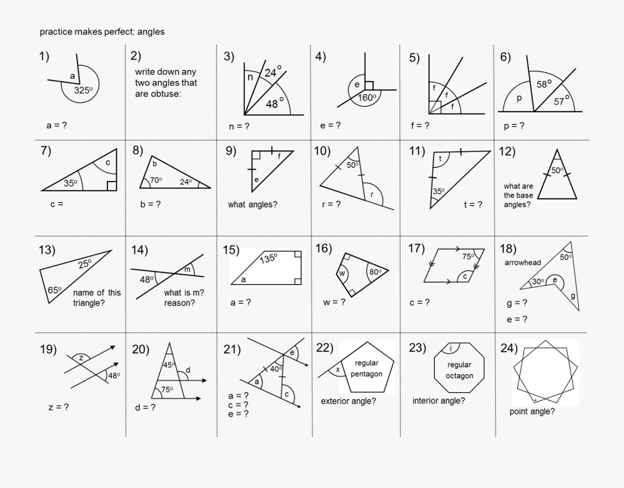 Transparent Angle Clipart - Mathematics, Transparent Clipart