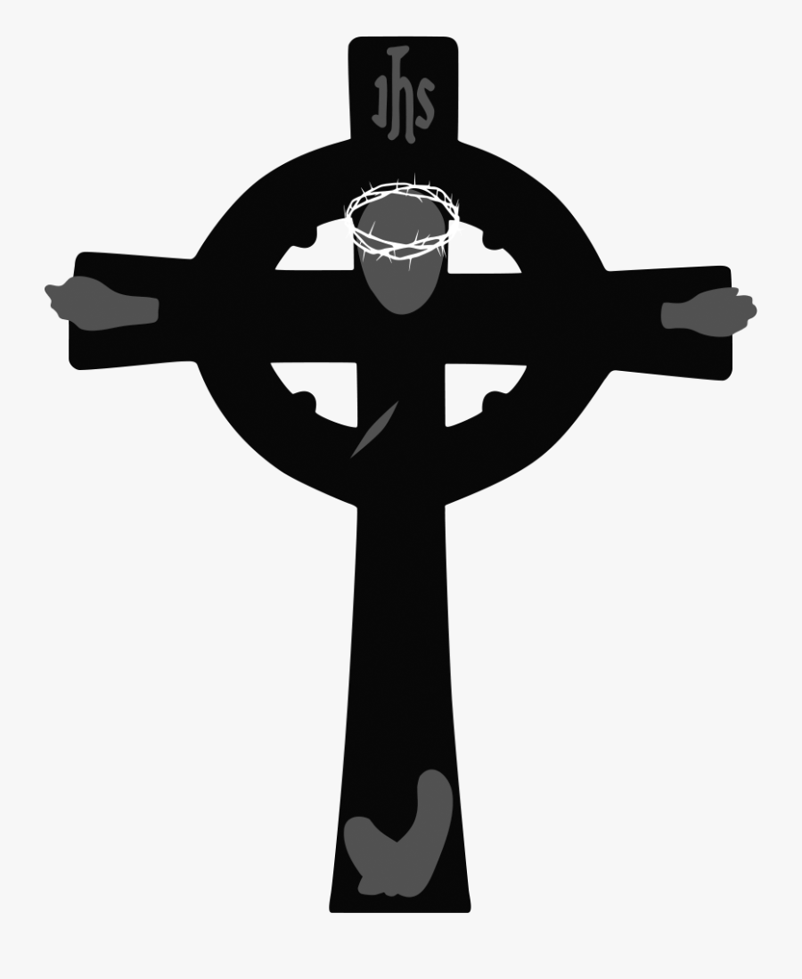 Stained Glass Cross Clip Art - Cross, Transparent Clipart