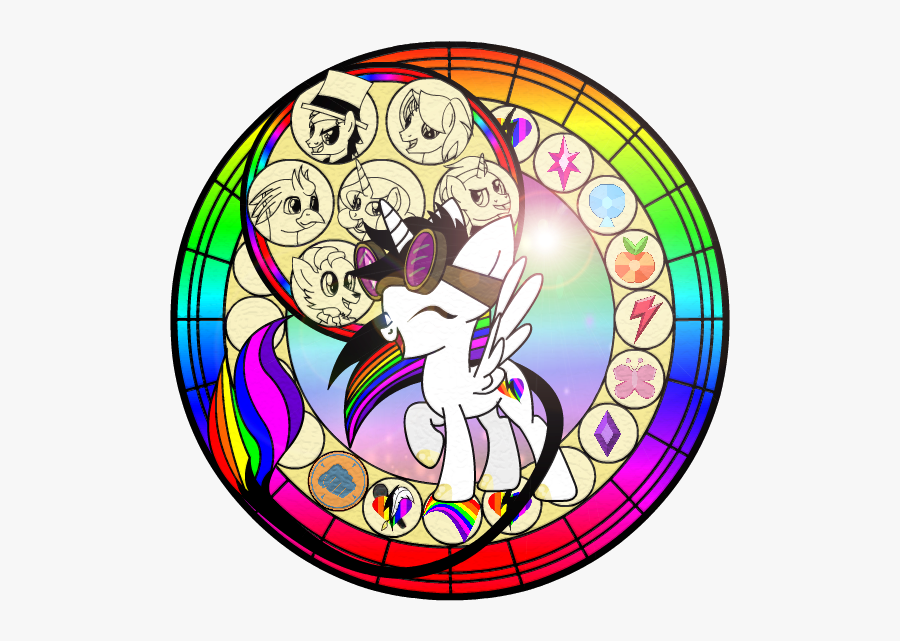 Stain Glass Lightning Bliss By Lightning-bliss - Circle, Transparent Clipart