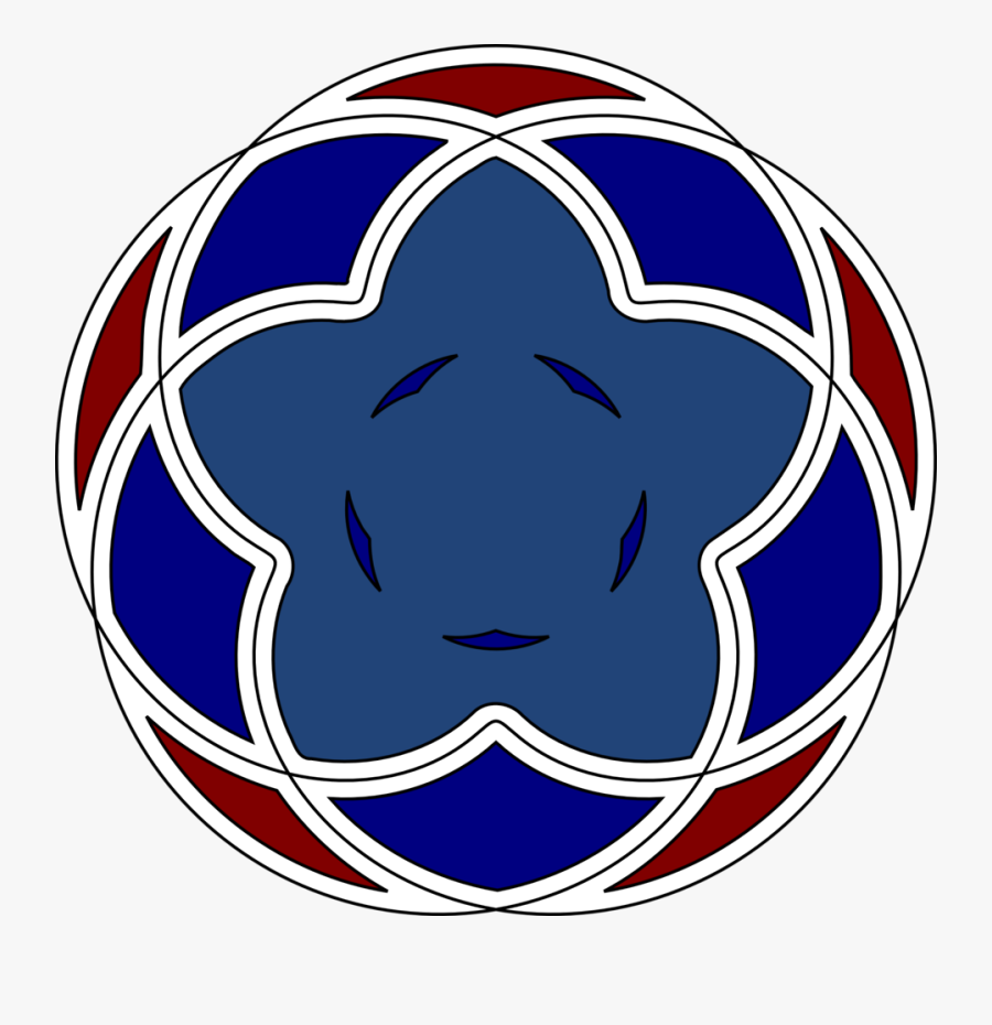 Free Five Point Spirograph - 中华 人民 共和国 台湾 特别 行政区, Transparent Clipart