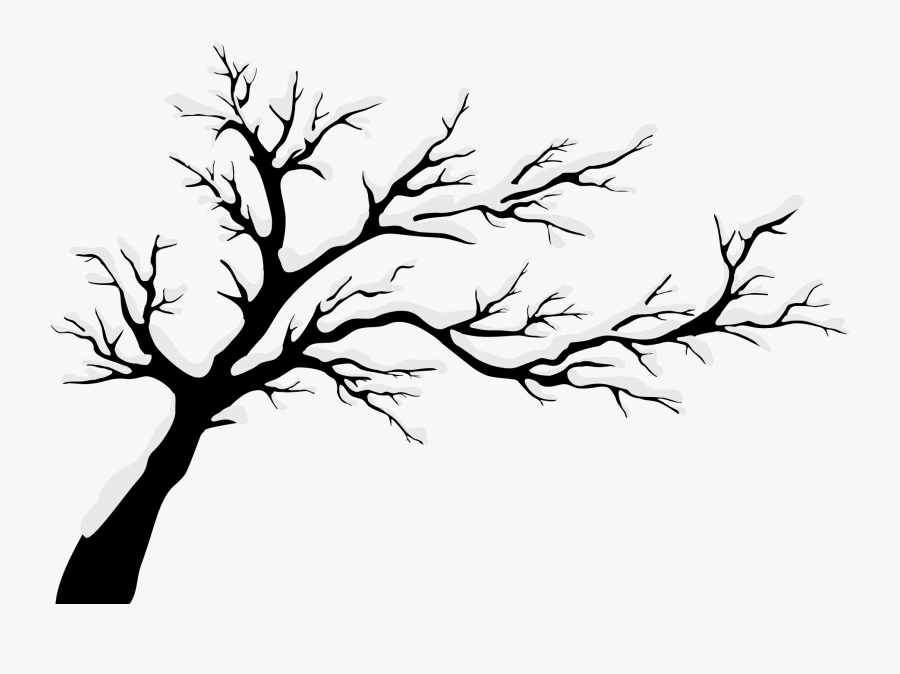Tree Silhouette Autumn - Wall Tree Stickers Vector, Transparent Clipart