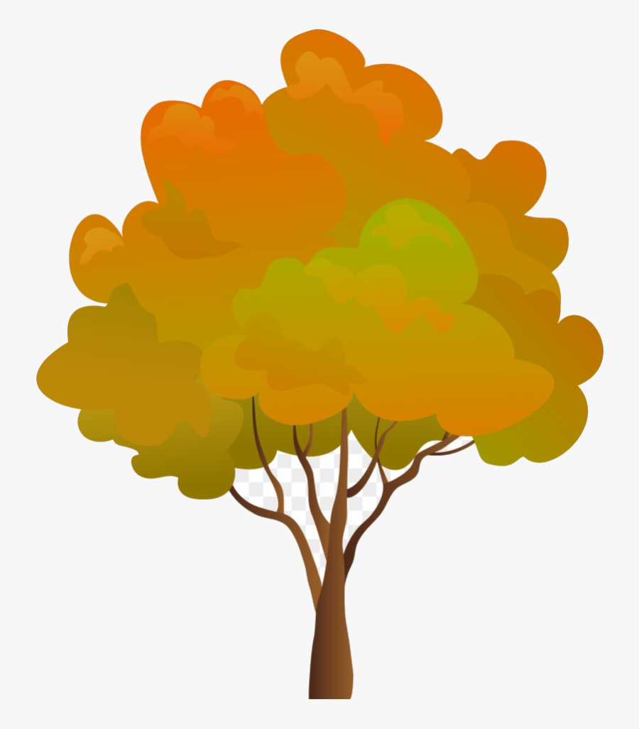 Fall Tree Clipart Transparent Png - Clipart Trees Png, Transparent Clipart