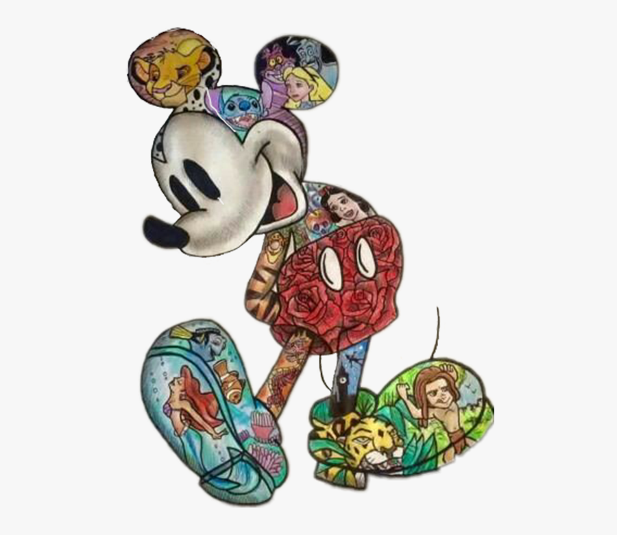 Disney Characters In Mickey Mouse, Transparent Clipart