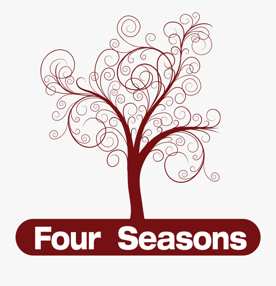 Transparent Four Seasons Clipart Free - Tree Vector, Transparent Clipart