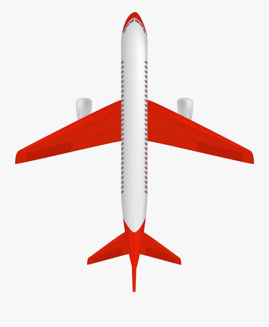 Transparent Cargo Plane Clipart - Airplane Top View Png , Free