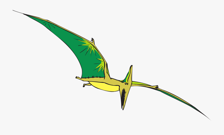 Dinosaurs Clipart Bird - Transparent Background Pterodactyl Png, Transparent Clipart