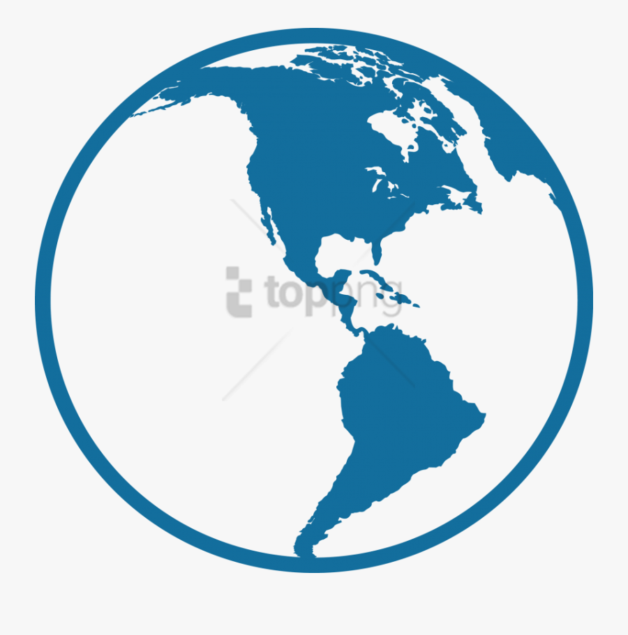 Free Png North And South America Icon Png Image With - Central And South America Icon, Transparent Clipart