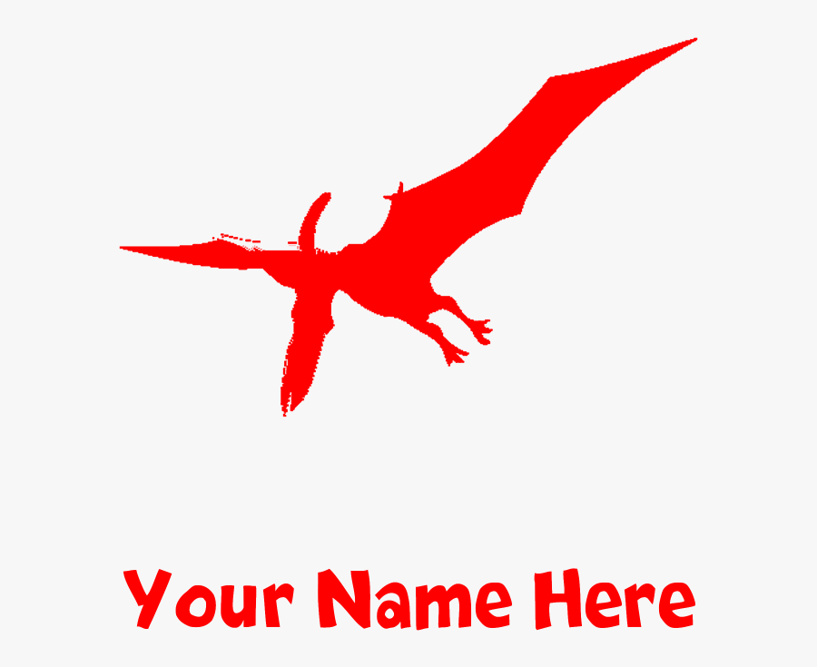 Pterodactyl Silhouette Baby Blanket Clipart , Png Download, Transparent Clipart