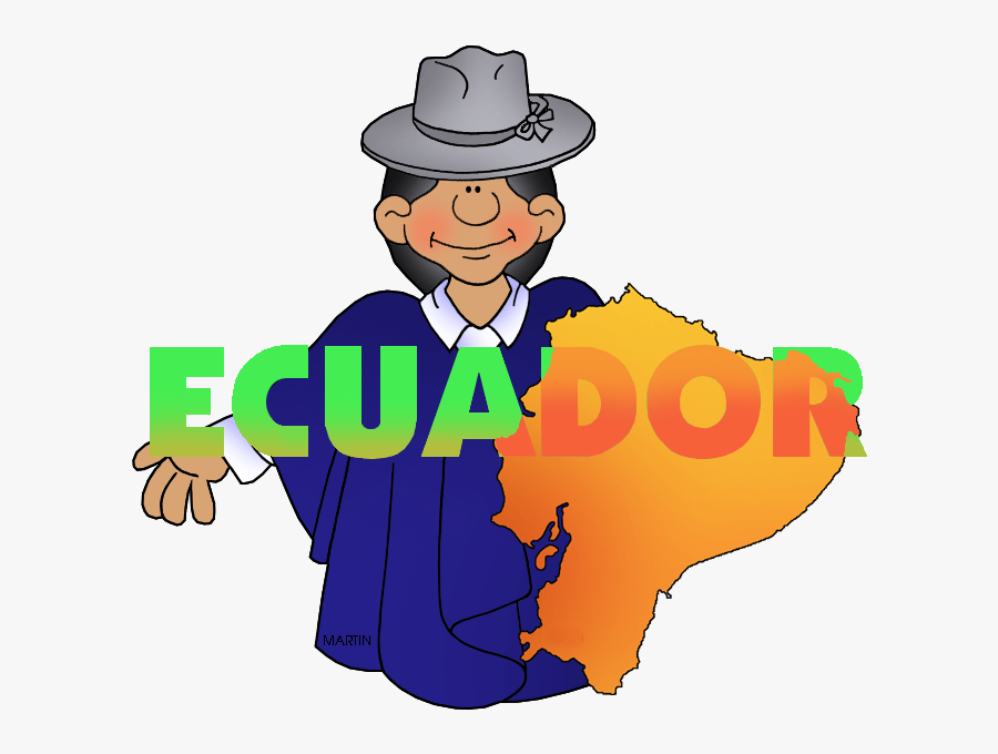 Ecuador Map - Cartoon, Transparent Clipart