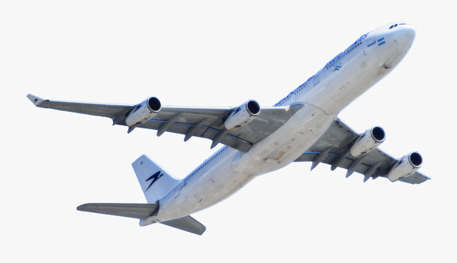 Airplane Clipart Passenger Aircraft - Transparent Background Plane Png, Transparent Clipart
