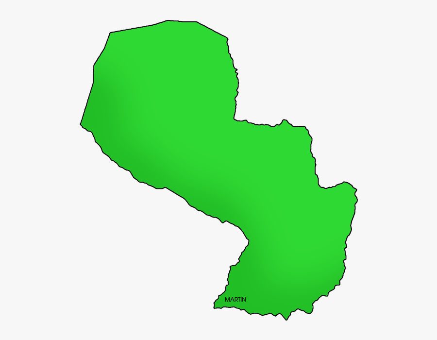 Paraguay Map - Paraguay Vector, Transparent Clipart