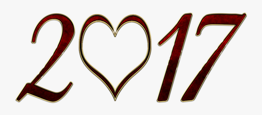 New Year, Number, Background, Scrapbooking, Alphabet - Heart, Transparent Clipart