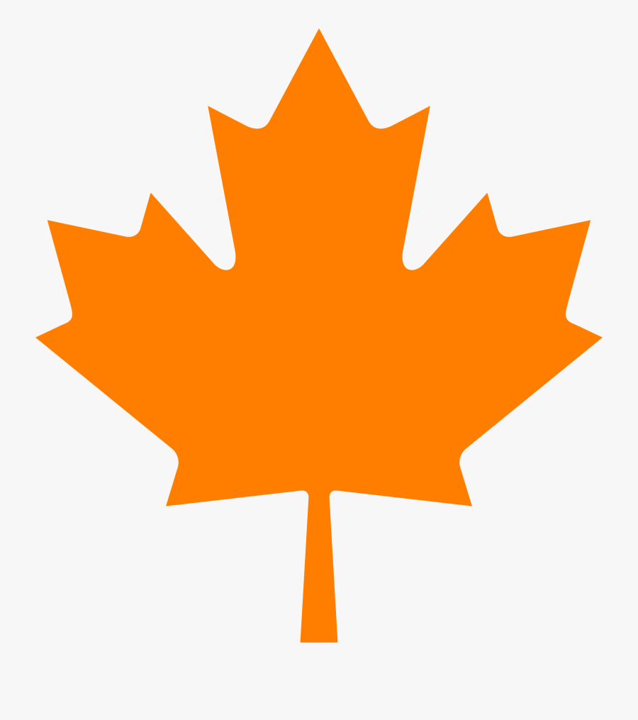 Orange Leaves Clipart - Escudo De La Bandera De Canada, Transparent Clipart