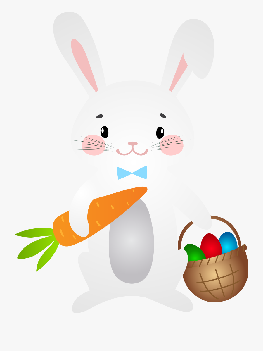Clipart Rabbit Banner, Transparent Clipart