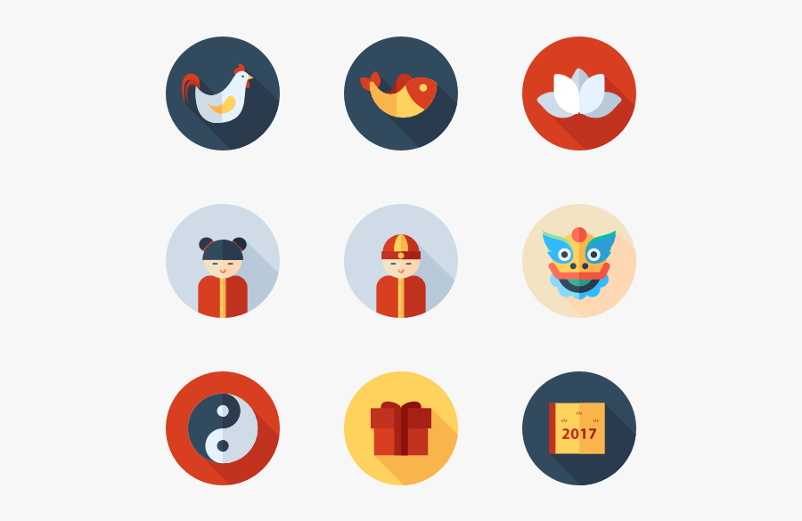 Icons Free Vector - Chinese New Years Icon, Transparent Clipart