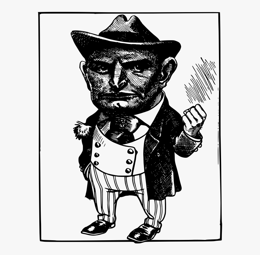 Gangster In A Hat - Gangster, Transparent Clipart