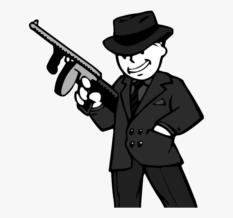 Gangster Png - New Vegas Vault Boy, Transparent Clipart