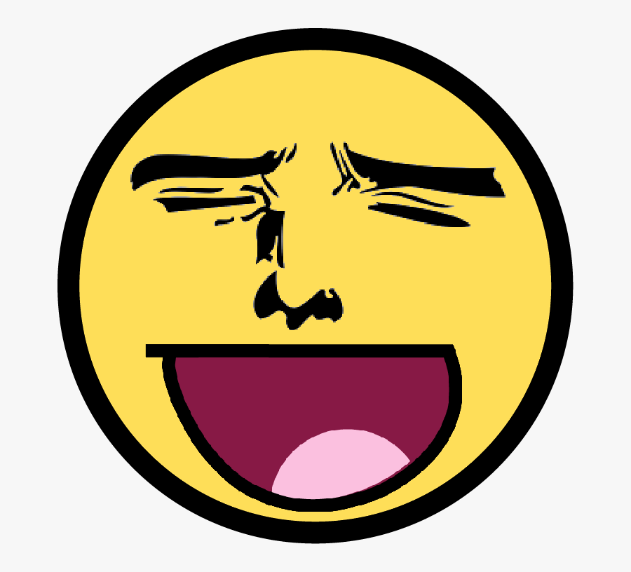 Mad Face Png - Awesome Smiley, Transparent Clipart