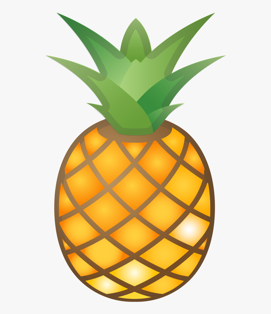 Transparent Cute Pineapple Clipart - Pineapple Emoji, Transparent Clipart
