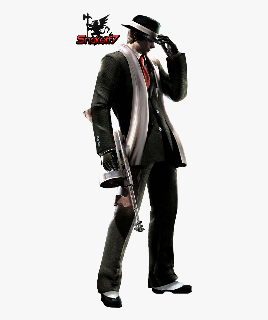 Gangster Png Hd Png Icon - Resident Evil 4 Leon Mafia, Transparent Clipart