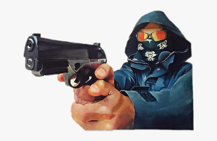Gun Clipart Gangster - Revolver, Transparent Clipart
