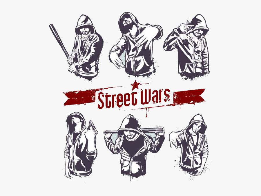 Gangster Silhouette Clip Art - Gangster Vector, Transparent Clipart