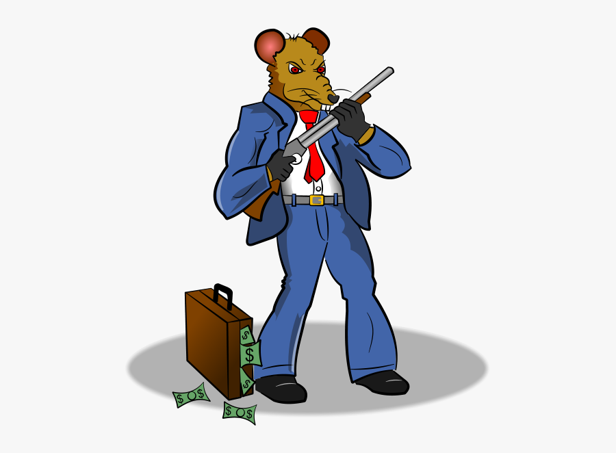 Gangsta Rat, Transparent Clipart