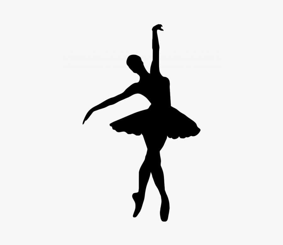 Ballet Dancer Wall Decal - Ballerina Silhouette, Transparent Clipart