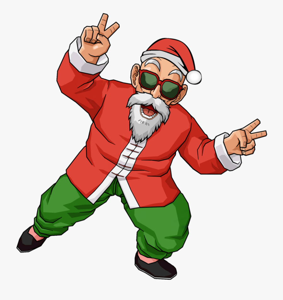 Christmas Time Master Roshi - Master Roshi, Transparent Clipart