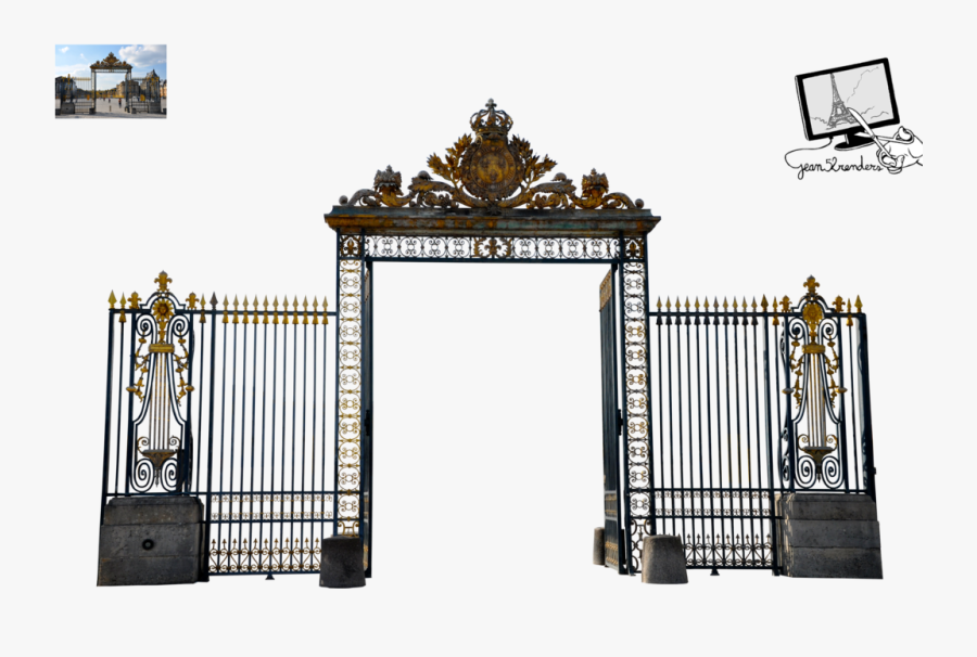 Gate Png Transparent Image - Palace Of Versailles, Transparent Clipart
