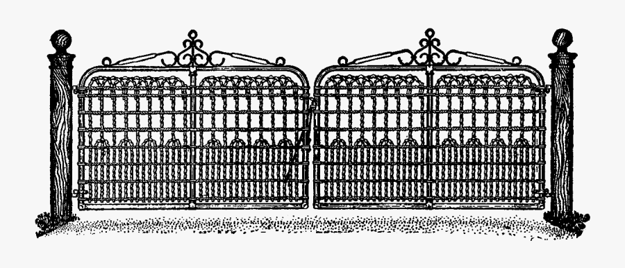 Fancy Gate Png Image - Portable Network Graphics, Transparent Clipart